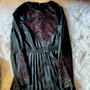 Zara faux leather dress